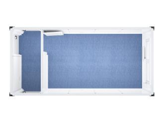 Raumcontainer mit Flur 6 x 3 m 3 Zugänge Raum- & Bürocontainer Wiesbaden