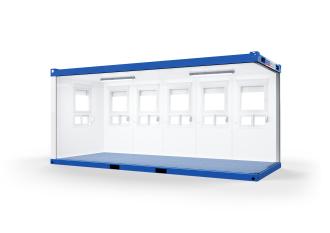 Kasse-/Pförtnercontainer 20 ft Raum- & Bürocontainer