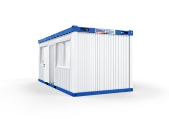 Raumcontainer raumgeteilt mit WF 6 x 3 m Raum- & Bürocontainer