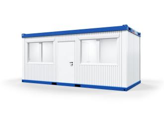 Raumcontainer raumgeteilt mit WF 6 x 3 m Raum- & Bürocontainer