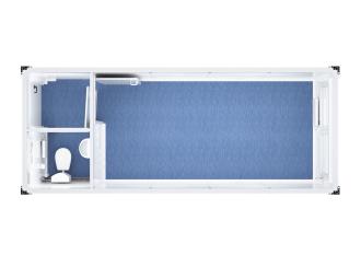 Raumcontainer mit WC Raum- & Bürocontainer Wiesbaden