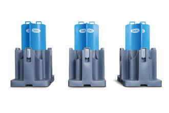 DIXI® URI WC Urinal Pissoir Urinalständer ausreichend Platz für vier Personen