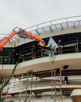Glasmanipulator Jekko JVM800 ; Vermietung - Service - Jekko Vertragshändler