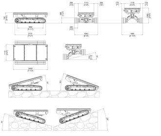 Transportplattform raupenmobil Almac Multiloader 3.0BL