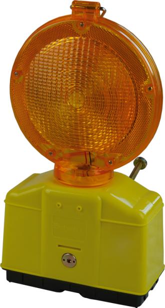LED Baustellen-Warnleuchte | gelb 
