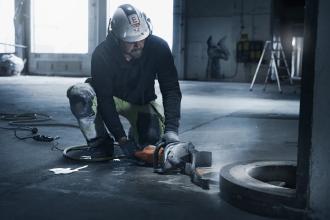 Wandsäge Elektro Husqvarna Cut-n-Break 4000 Trennschleifer
