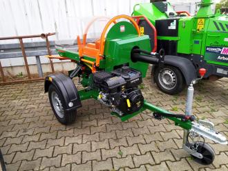 Anhänger-Holzspalter Benzin, Liegendspalter Spaltkraft (t) 8 Kurzholz (bis 50 cm) 