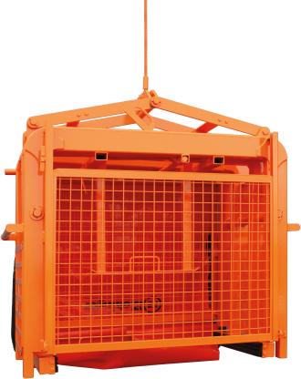 Krangreifer Tragkraft: 1550 kg Steinkorb