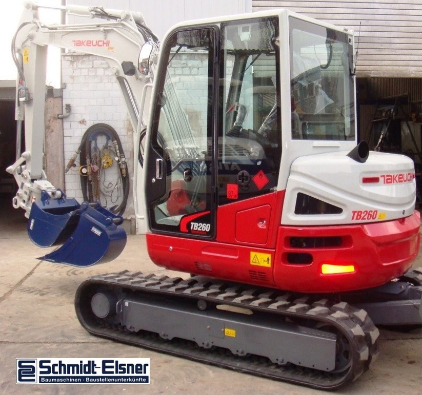 Kompaktbagger Takeuchi TB 260 mit DPF mieten