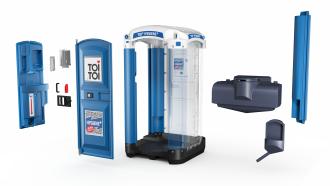 TOI® HYGIENE+ Toilettenkabinen
