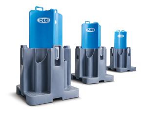 DIXI® URI WC Urinal Pissoir Urinalständer ausreichend Platz für vier Personen