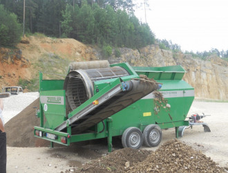 Trommelsiebanlage Zemmler MS 1600 (Doppeltrommel)