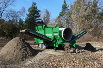 Trommelsiebanlage Zemmler MS 1600 (Doppeltrommel)