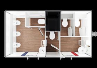 TOI® ECO WC-Trailer L Toilettenwagen