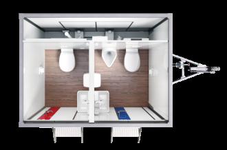 TOI® NOW Toilettenwagen WC Trailer