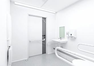 BASIC LINE WC D/H/CAP WC Container Toilettencontainer barrierefrei Damen und Herren