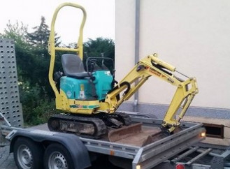 Minikoparka Yanmar SV08