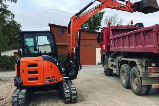 Hitachi ZX55 U Kurzheckbagger MS 03 
