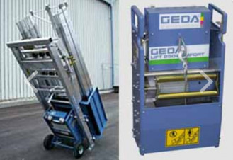 Bauaufzug | Dachdeckeraufzug | Schrägaufzug | GEDA 250 | bis 20m