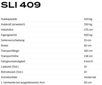 Montagekran Elektro SmartLift SLI 409 Hubkraft 430 kg