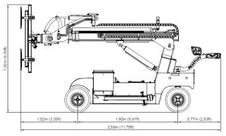 Glasroboter Smartlift SL 809 Tragkraft 800 kg, max. Hubhöhe 6 m
