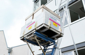 Bauaufzug | Dachdeckeraufzug | Schrägaufzug | GEDA 250 | bis 20m