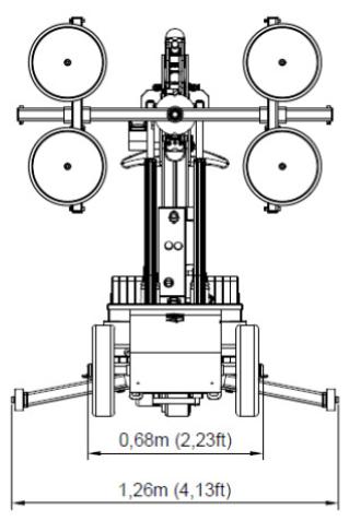 Glasroboter SmartLift SL 380 Tragkraft 380 kg max. Hubhöhe 2,65 m