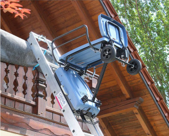 Akku Leiterlift 10m | GEDA | Bauaufzug | Schrägaufzug Karlsruhe