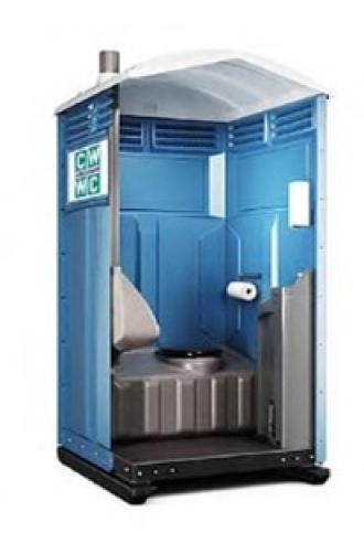 CLEAN WAVE® WASSER Toilettenkabine mit WC, Urinal und Handwaschbecken Freiburg im Breisgau