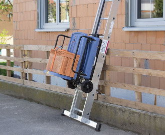 Akku Leiterlift 10m | GEDA | Bauaufzug | Schrägaufzug