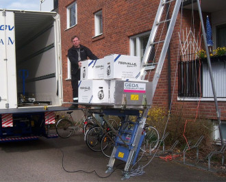 Umzugslift Möbelaufzug mieten 250kg | bis 20m
