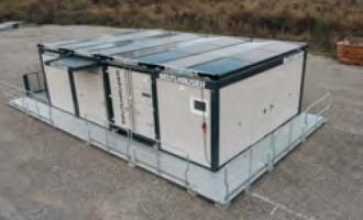 Photovoltaik-Anlage für Containerdach