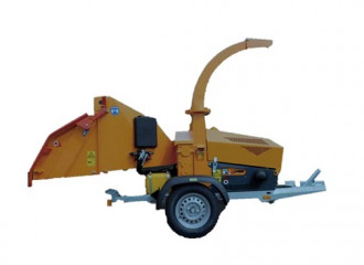 Häcksler Jensen A540 Diesel Schredder bis 20 cm einfach mieten Tagestarif Wochentarif Monatstarif Eberswalde