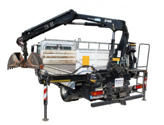 LKW-Kipper Kran Selbstlader mieten HIAB XS 077 BS-2 Duo einfach mieten Tagestarif Wochentarif Monatstarif