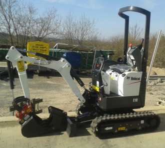 Bobcat E 10 Microbagger Bügel umklappbar 