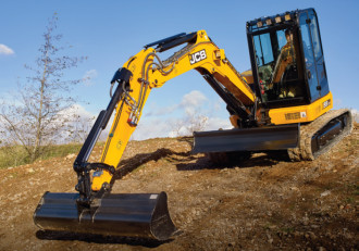Kurzheckbagger JCB 48 Z-1 Chemnitz