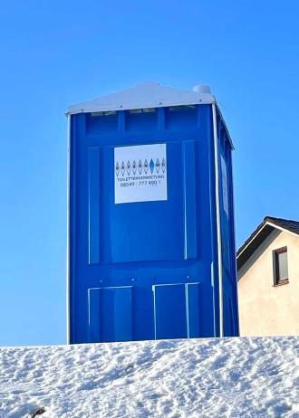 Toilettenkabinen ohne Handwaschbecken - Bayern WC - Classic Kabine (für Hausbau und Großbaustellen, aber auch für Deine Festln)