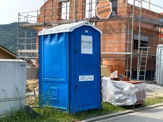 Toilettenkabinen ohne Handwaschbecken - Bayern WC - Classic Kabine (für Hausbau und Großbaustellen, aber auch für Deine Festln)