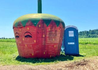 Toilettenkabinen mit Handwaschbecken - Bayern WC - Premium Kabine (für Veranstaltungen jeder Art und auch Deine Baustelle)