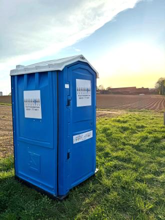 Toilettenkabinen mit Handwaschbecken - Bayern WC - Premium Kabine (für Veranstaltungen jeder Art und auch Deine Baustelle) 