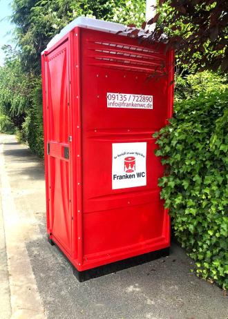 Toilettenkabinen mit Handwaschbecken - Franken WC - Standard mit HWB (für Ihre Veranstaltung, Feier, Hausbau und Großbaustelle) 