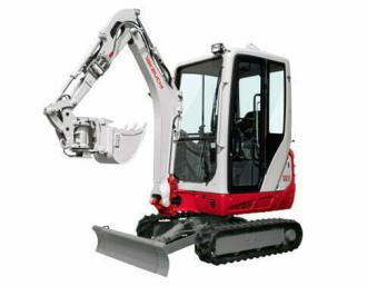 TAKEUCHI TB216 mit Kabine und Powertilt