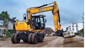 JCB Mobilbagger  JS145W Schweinfurt