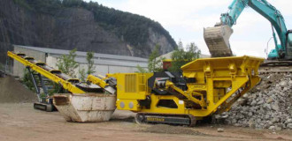 Mobiler Backenbrecher 