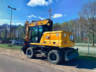 Wynajem koparki mobilnej CAT M318 