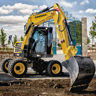 Yanmar B95W Mobilbagger Cottbus