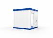 Raumcontainer 10 ft Raum- & Bürocontainer - Kompaktes Basis-Modell z.B. als Bau- od. Wohncontainer, Aufenthalts- od. Schlafcontainer