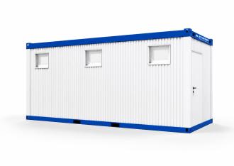 WC-/Dusch-Container Schwarz-Weiß Schleusencontainer Sanitärcontainer 20 ft für einen Rundumschutz im Umgang mit Gefahren Dachau