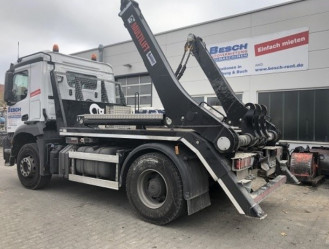 LKW Absetzkipper mieten 18,0 to Mercedes Actros 1836 Multilift Futura 12 einfach mieten Tagestarif Wochentarif Monatstarif 