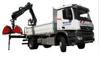 LKW Selbstlader Kipper Kran 18 t NL 4.734 kg 1833 Axor einfach mieten Tagestarif Wochentarif Monatstarif Oranienburg